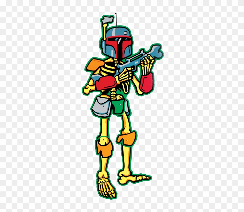 Bobba Fett Hanging Skeleton - Cross #1161595