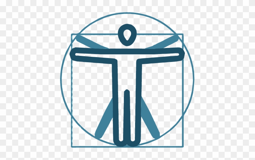 Balanced - Vitruvian Man Pictogram #1161616