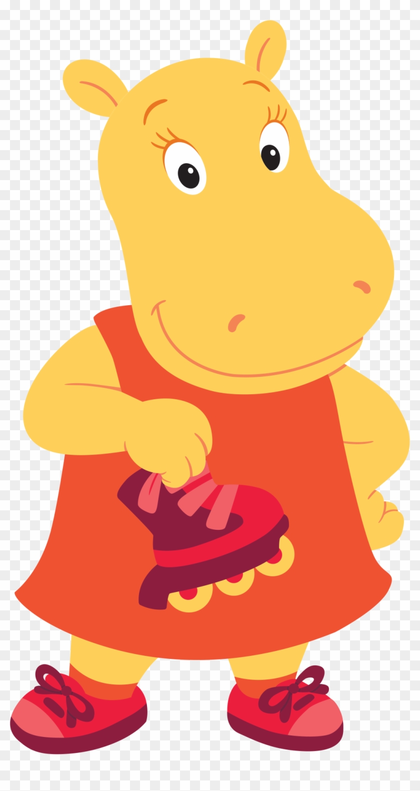 The Backyardigans Sport-tacular Tasha Holding Rollerblades - Backyardigans Sport #1161826