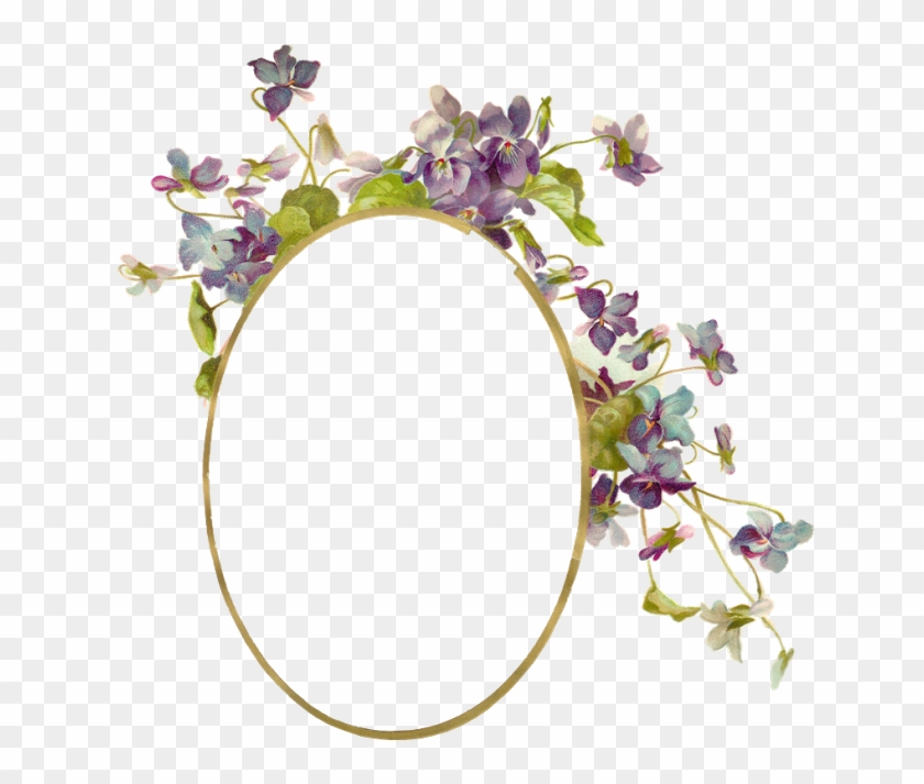 กรอบรูปดอกไม้ - Flower Borders And Frames #1161870