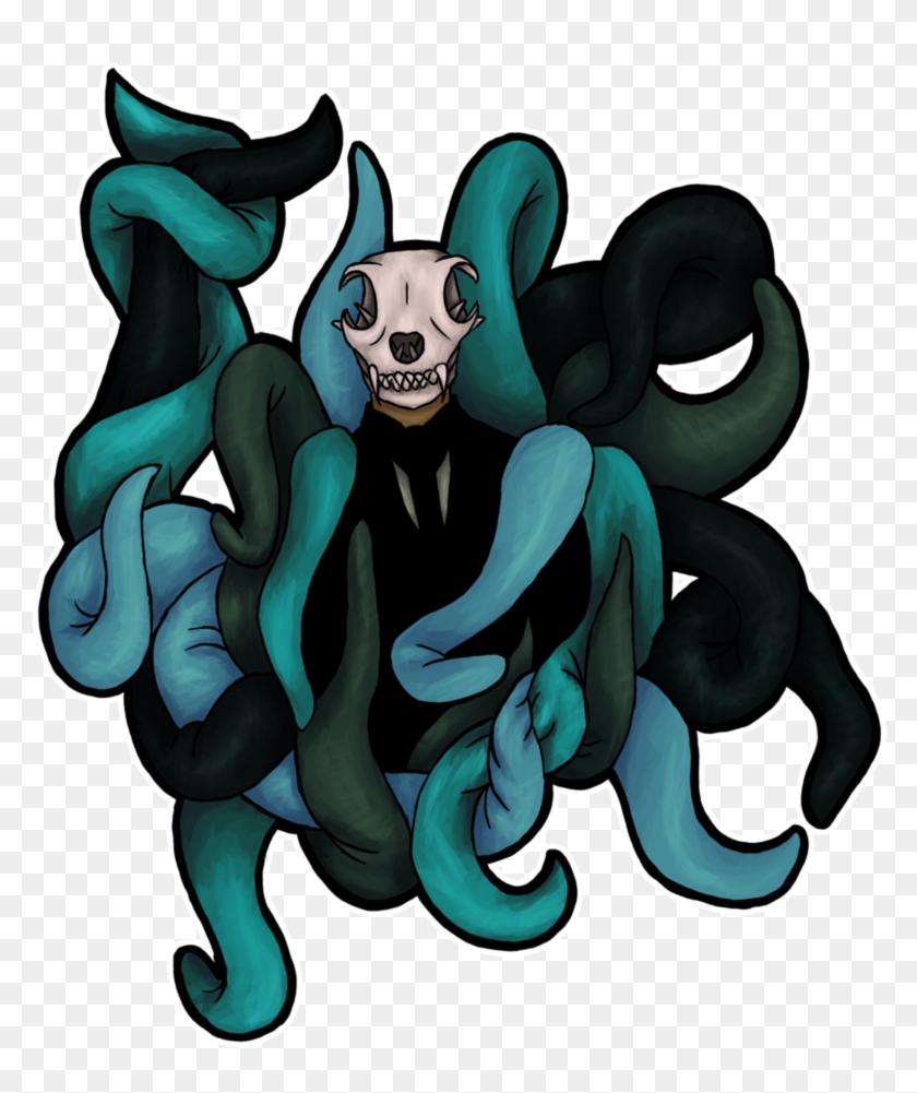 Cat Bones Tentacles By Kasonsama - Illustration #1162156