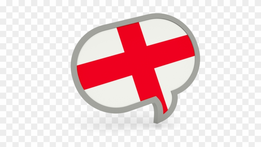 Speech Bubble English Flag #1162386