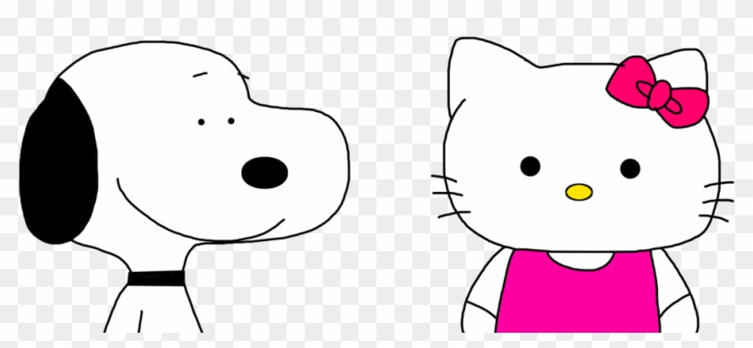 Snoopy With Hello Kitty By Marcospower1996 - Snoopy And Hello Kitty #1162756
