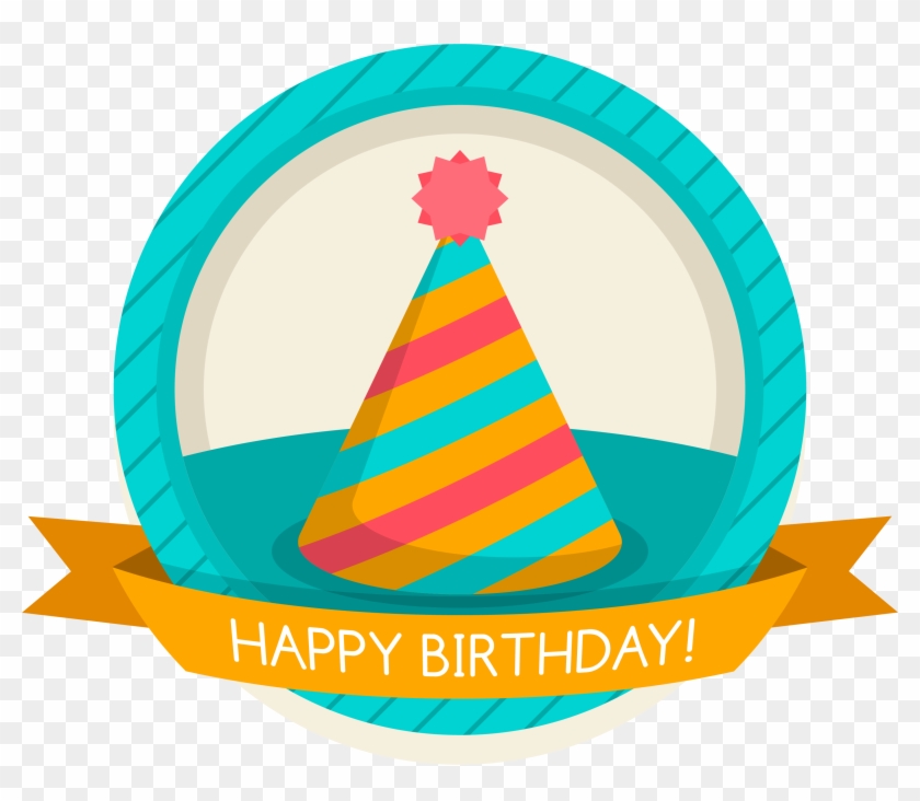 Party Hat Birthday Symbol Clip Art - Blue #1163270
