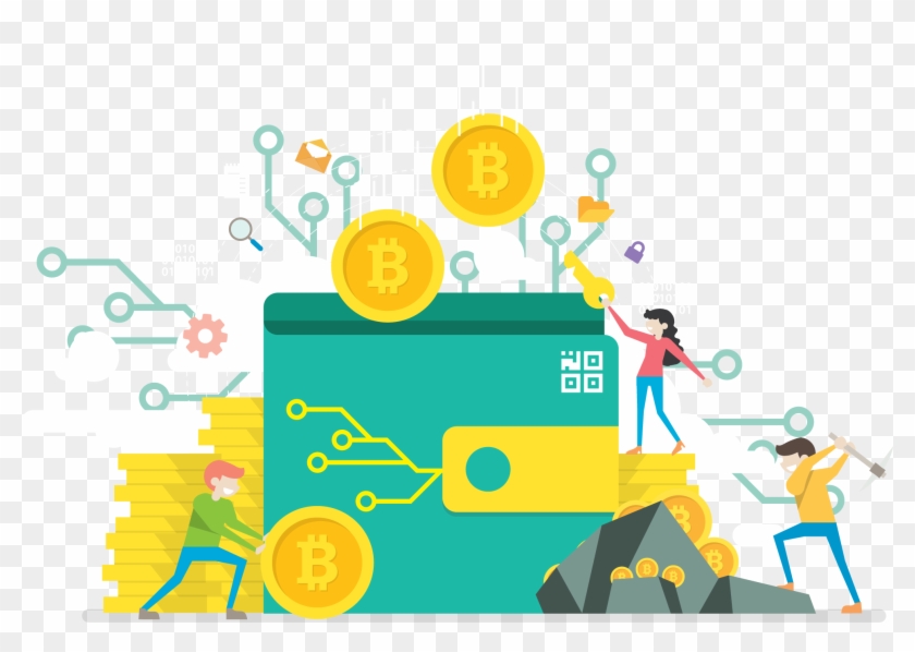 The Wallet Address Consists Of A Public-key Cryptography, - Book Illustration #1163303