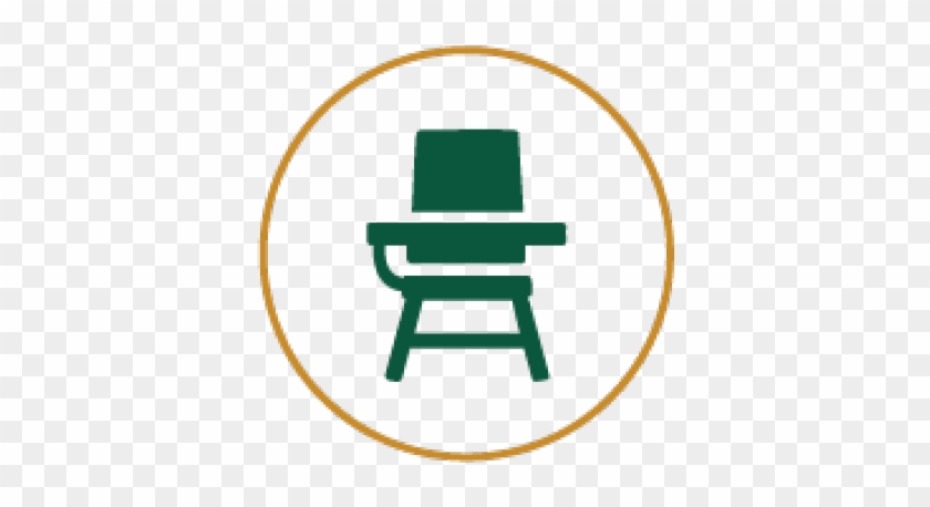 Icon For A Classroom Bench And Desk - Classroom #1163674