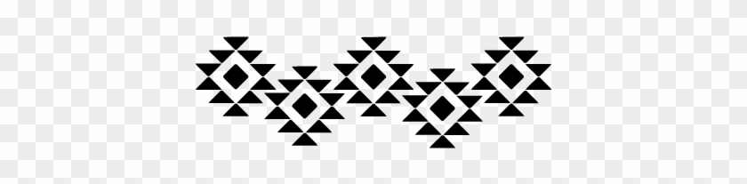 Unique Chinese Clip Art Borders Aztec Design Border - Geometric Decorative Pillow, Dazzling Blue, 18"x18", #1164533