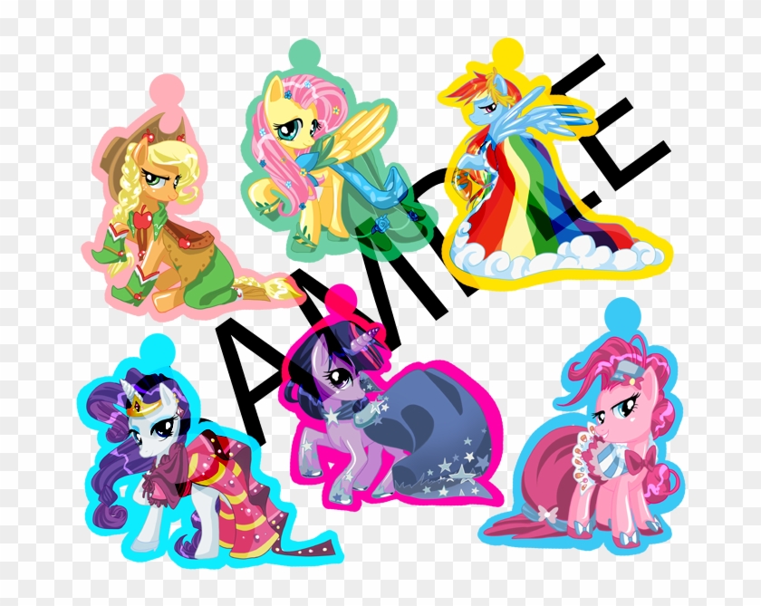 Rainbow Dash Rarity Applejack Fluttershy Pink Vertebrate - Mlp Fim Grand Galloping Gala #1164662