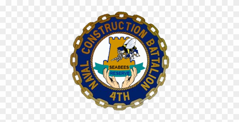 Unit Seal Of The 4th Naval Construction Battalion - Emblem #1165050