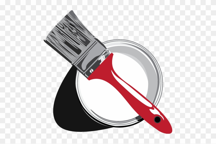 Paint Bucket & Brush Illustration - Paint #1165302