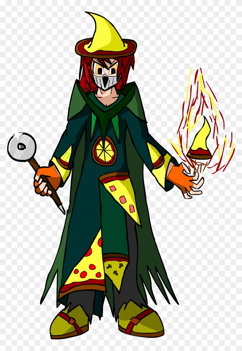 The Mighty Pizza Wizard By Shikeyy - Cartoon #1165306