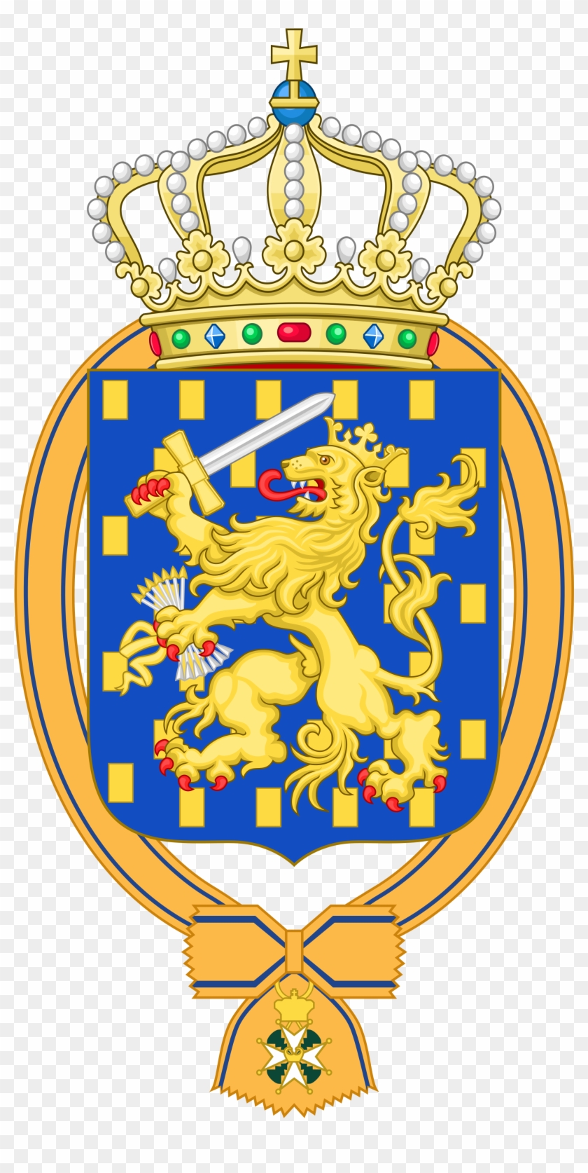 Open - Royal Arms Of The Netherlands Drinking Glass #1165316