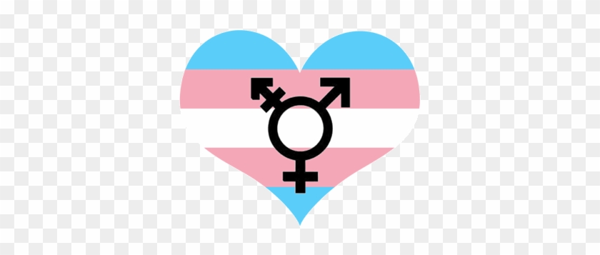 Transgender Heart - All Gender Symbol T-shirt Gay Lgbt Transgender Pride #1165409