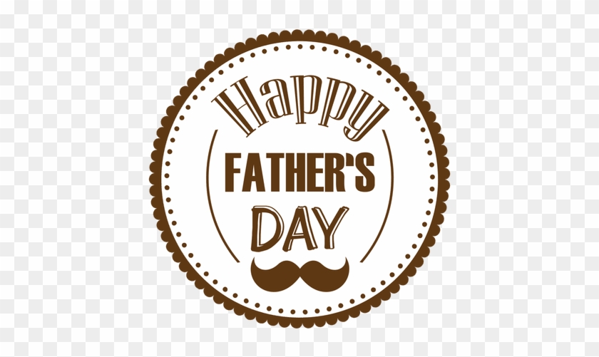 Happy Fathers Day Round Badge - Fathers Day Banner Gratis #1165575
