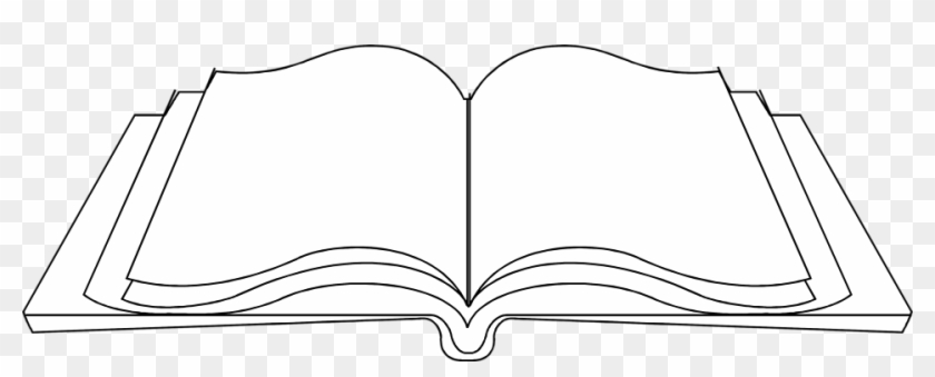Png Open Book Black And White Transparent Open Book - Book #1165879