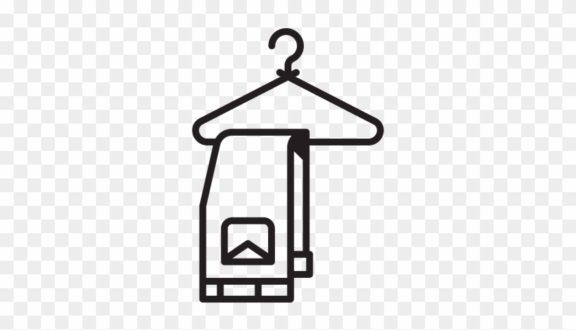 Hanger With Trousers Vector - Png Pantalon Percha #1165900