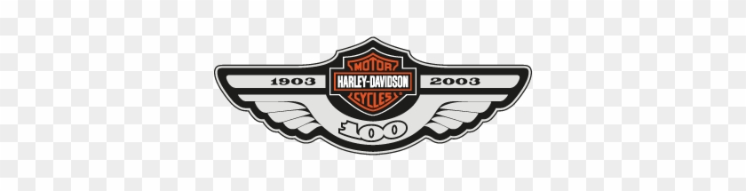 Harley Davidson 100 Vector Logo - Harley-davidson Motor Company #1166945