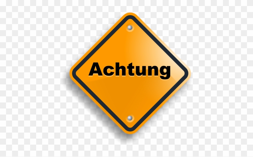 Achtung Achtung - Hinweis Warnung Verbotsschild Schild Achtung! Garage #1167893