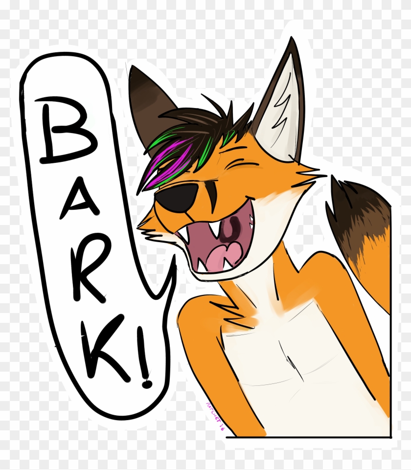 Bark Telegram Sticker - Cartoon #1168281