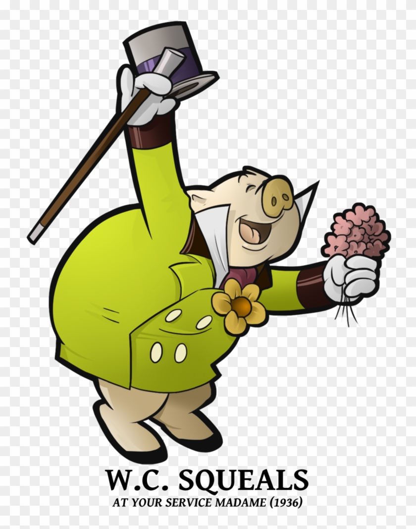 1936 - W - C - Squeals By Boscoloandrea On Deviantart - Cartoon #1168304