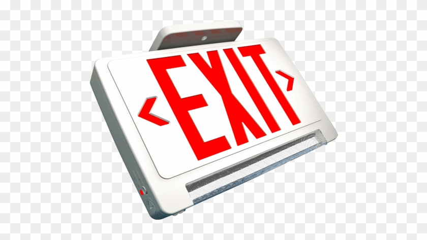 Exit Light Led - Combination Exit And Emergency Light #1168469