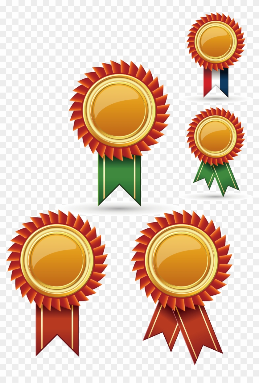 Gold Medal Silver Medal Badge - Gold Medal Silver Medal Badge #1168922