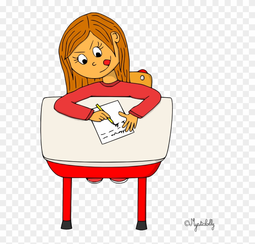 Élèves Qui Travaillent Clipart - School #1169170