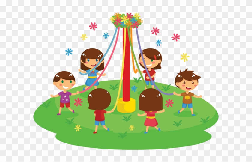 Maypole Clipart Free Maypole Free Vector Illustration - Illustration #1170069