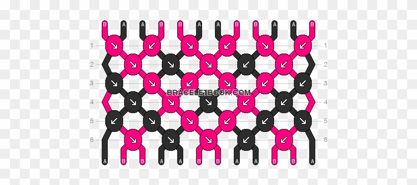 Dotted Chevron Friendship Bracelet Pattern Number - Cool Friendship Bracelet Patterns #1170650
