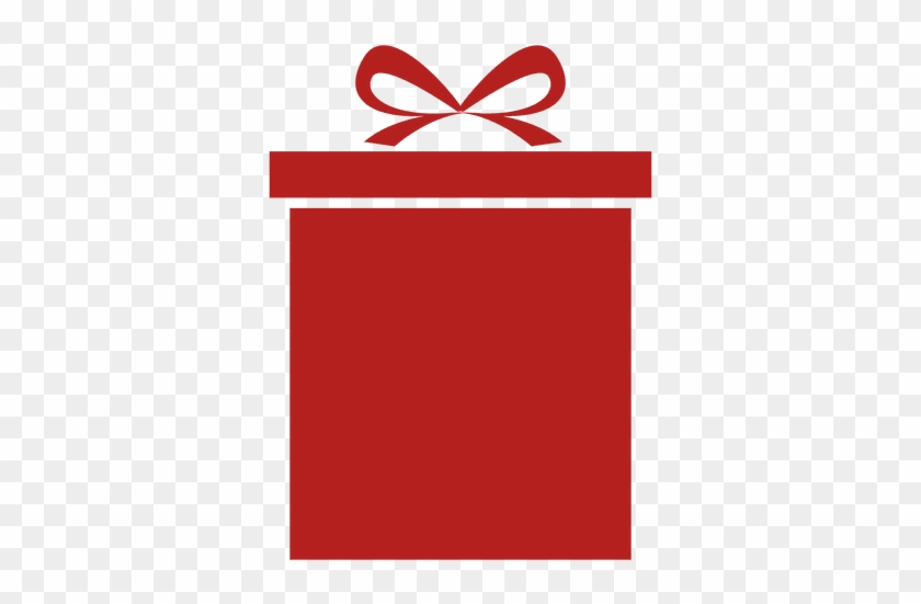 Red Christmas Giftbox Icon - Gift Box Icon Png #1170912