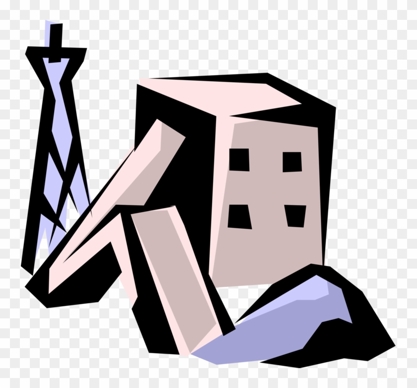 Vector Illustration Of Mineral Mining Mine Shaft - Vector Illustration Of Mineral Mining Mine Shaft #1171337