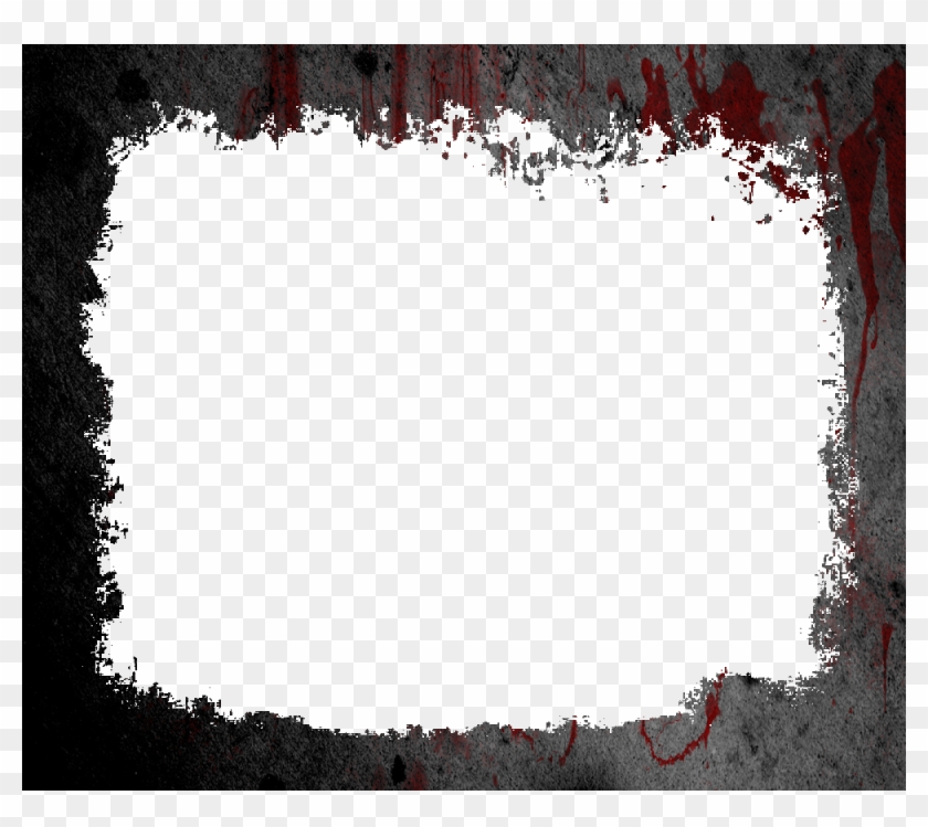Pencil And In Color Blood Clipart Frame Mozirucom - Gothic Frame Transparent Background #1171856
