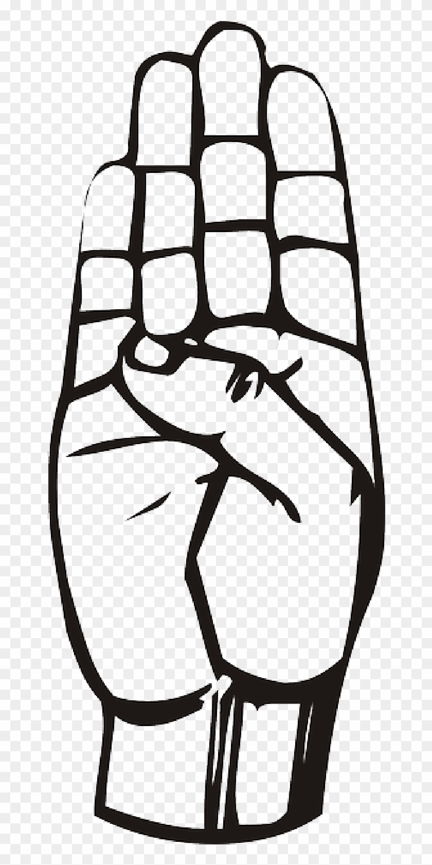 Art - Letter B Sign Language #1172296