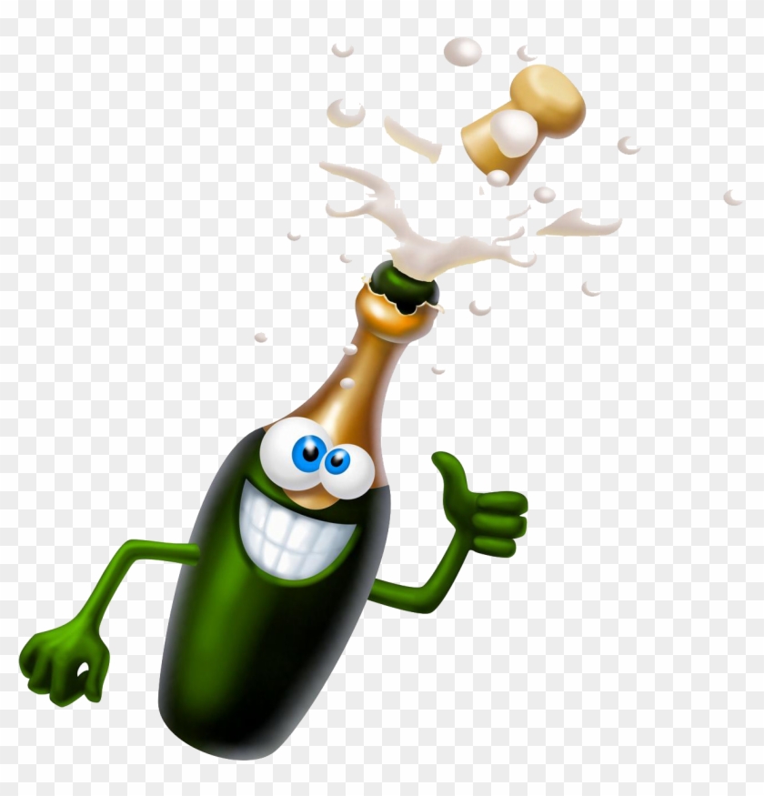 Smiley Emoticon Clip Art - Champagne Emoticon #1173086