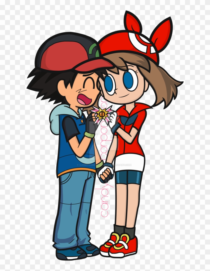Ash And May (pokémon - Cartoon #1173123