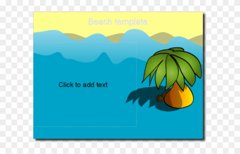Openoffice Clipart - Beach Template #1173727