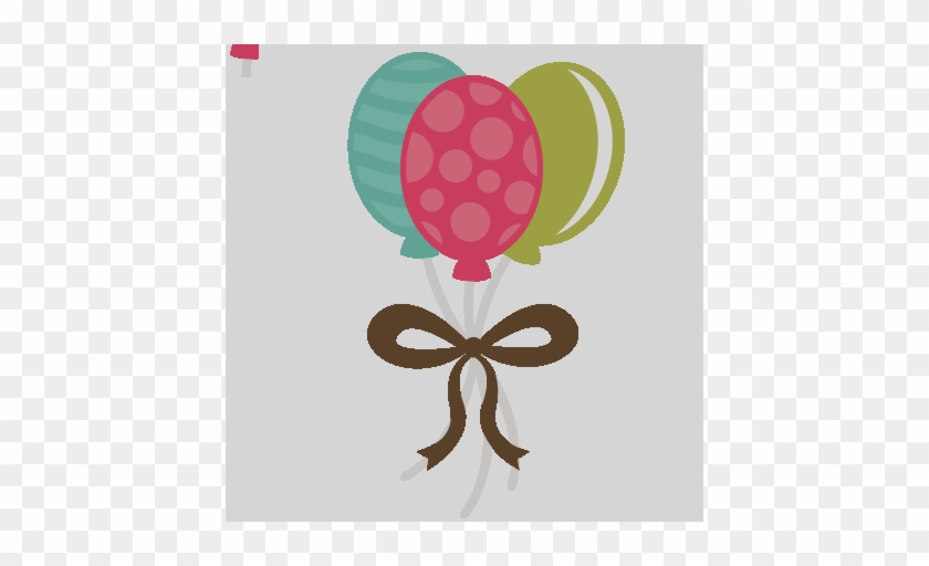 Clip Art Birthday Balloons Svg Files Birthday Svg Files - Clip Art #1173811