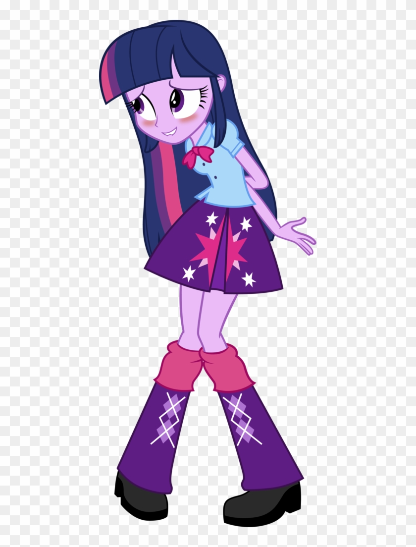 Twilight Clipart Bite - Twilight Sparkle Eg Blushing #1174895