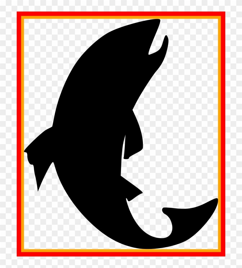 Fish Png Fish Png Clipart Black And White Marvelous - Silhouette Of Fish #1174978