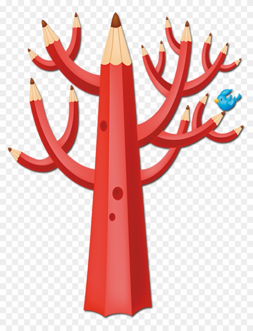 Pencil Tree Clip Art - 1 Юни Гиф #1175068
