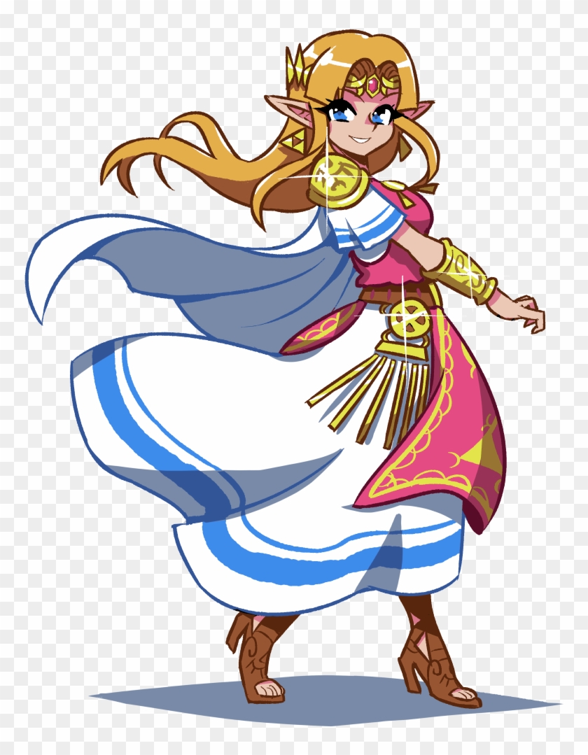 Clothing Vertebrate Fictional Character Art Clip Art - Ssbu Zelda #1175078