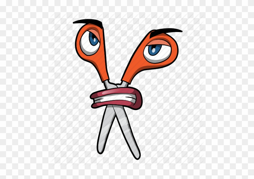 Cartoon Scissors - Scissors Cartoon Clipart #1175779