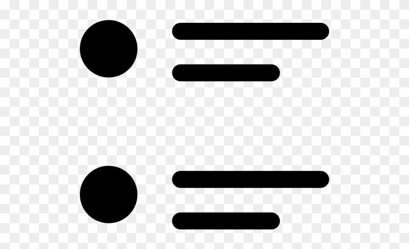 List In Bullet Form Free Icon - Scalable Vector Graphics #1175818
