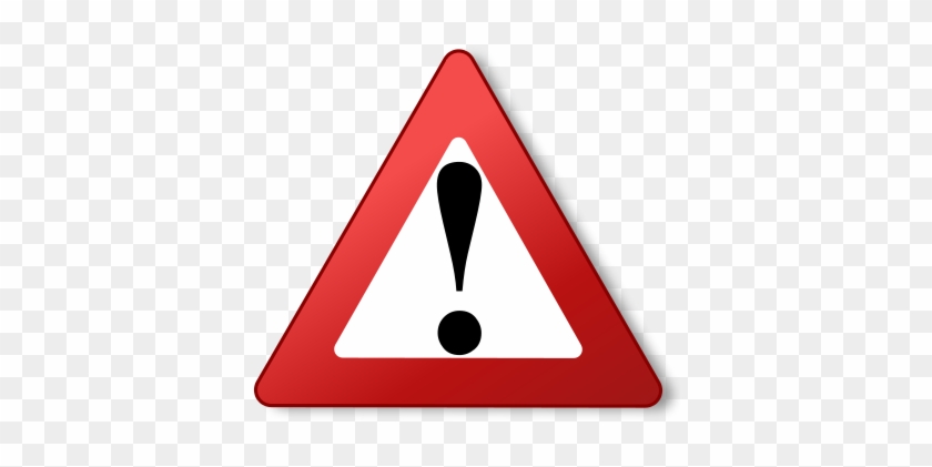 Warning Sign - Attention Sign Png #1176067