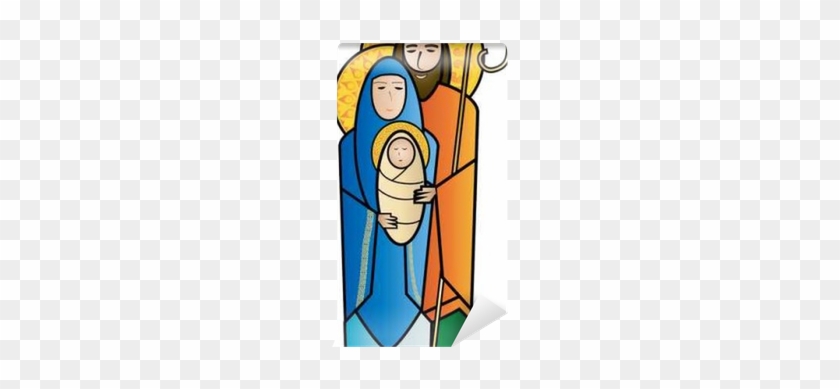 Christmas Religious Nativity Scene, Holy Family Abstract - Jesus #1176260