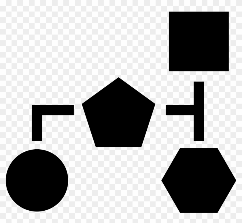 Block Scheme Of Basic Black Geometric Shapes Comments - Geometry #1176290