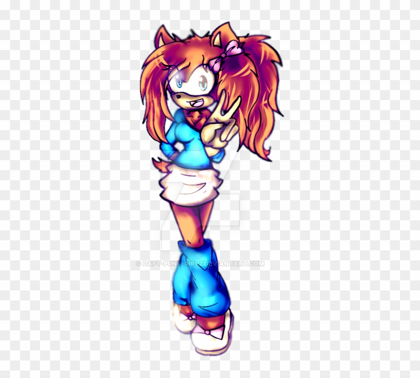 Olivia The Hedgehog By Daft Punk Girl2 - Cartoon #1176443