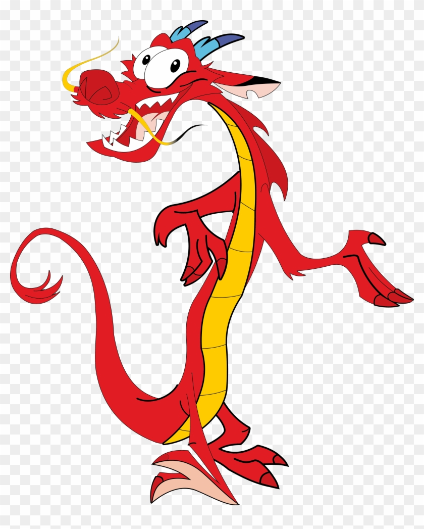 Mushu Fa Mulan Cri-kee Li Shang Clip Art - Mushu Mulan #1176499