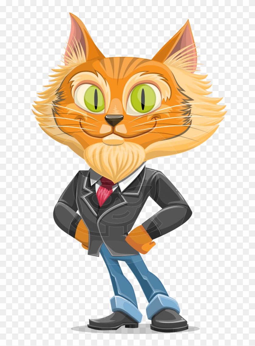 Furrington The Business Cat - Cartoon #1176562
