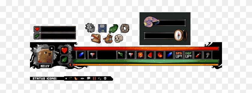 Terra - Hud - Pixel Art Game Hud #1176604
